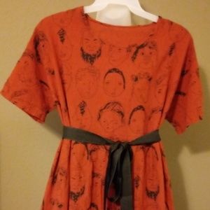 SHEIN Plus Figure Print Dress 3XL